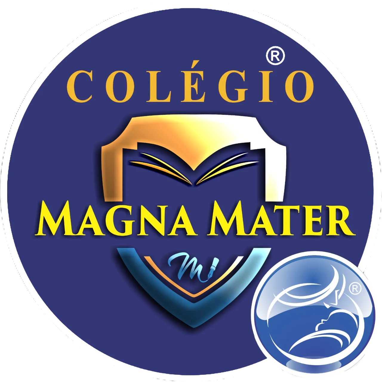 Logo Colégio Magna Mater e Colinho da Mamãe